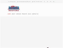 Tablet Screenshot of mydenverroofers.com